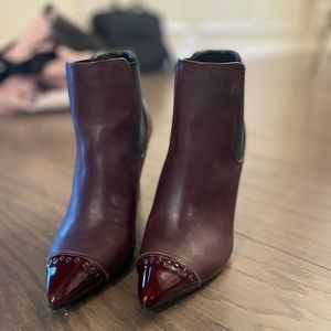 Studded Maroon Versace heels